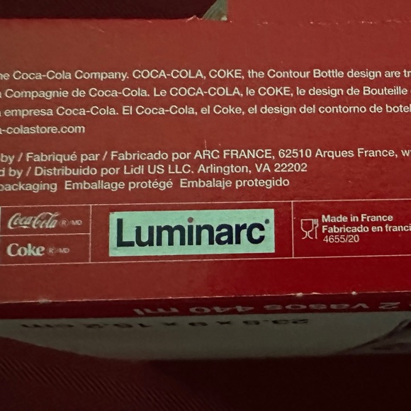 Coca Cola glasses 2 per pack , bundle and save 15% - Picture 9 of 12
